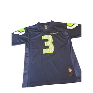 Seattle Seahawks‎ Jersey Size Youth L 14/16 Russell Wilson #3 NFL Football